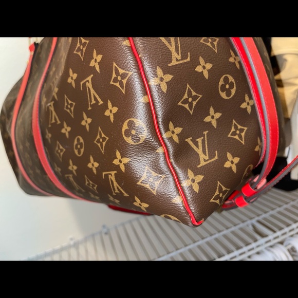Louis Vuitton Keepall Bandouliere 50 Coquelicot - Picture 11 of 16